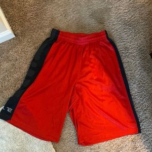 Nike Elite Dri-Fit red shorts